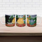 Personalised Raiders Rugby ANZAC Day Ceramic Mug Last Post Poppy We Will Remember Them