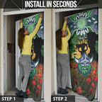 Personalised Raiders Rugby ANZAC Day Door Cover Last Post Poppy We Will Remember Them