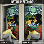 Personalised Raiders Rugby ANZAC Day Door Cover Last Post Poppy We Will Remember Them