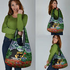 Personalised Raiders Rugby ANZAC Day Grocery Bag Last Post Poppy We Will Remember Them