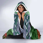 Personalised Raiders Rugby ANZAC Day Hooded Blanket Last Post Poppy We Will Remember Them