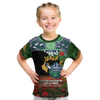 Personalised Raiders Rugby ANZAC Day Kid T Shirt Last Post Poppy We Will Remember Them