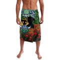 Personalised Raiders Rugby ANZAC Day Lavalava Last Post Poppy We Will Remember Them