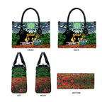 Personalised Raiders Rugby ANZAC Day Leather Bag Last Post Poppy We Will Remember Them