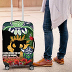 Personalised Raiders Rugby ANZAC Day Luggage Cover Last Post Poppy We Will Remember Them