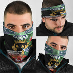 Personalised Raiders Rugby ANZAC Day Neck Gaiter Last Post Poppy We Will Remember Them