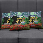 Personalised Raiders Rugby ANZAC Day Pillow Cover Last Post Poppy We Will Remember Them