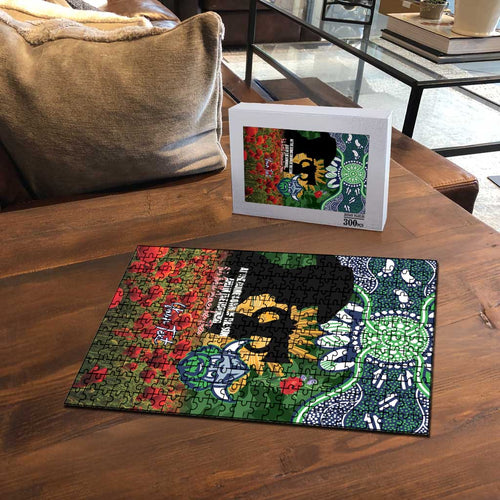 Personalised Raiders Rugby ANZAC Day Puzzle Last Post Poppy We Will Remember Them
