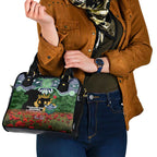 Personalised Raiders Rugby ANZAC Day Shoulder Handbag Last Post Poppy We Will Remember Them