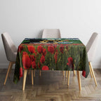 Personalised Raiders Rugby ANZAC Day Tablecloth Last Post Poppy We Will Remember Them