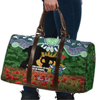 Personalised Raiders Rugby ANZAC Day Travel Bag Last Post Poppy We Will Remember Them