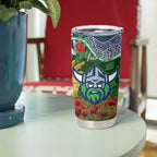 Personalised Raiders Rugby ANZAC Day Tumbler Cup Last Post Poppy We Will Remember Them