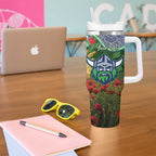 Personalised Raiders Rugby ANZAC Day Tumbler With Handle Last Post Poppy We Will Remember Them