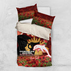 Personalised Dolphins Rugby ANZAC Day Bedding Set Last Post Poppy We Will Remember Them