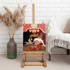 Personalised Dolphins Rugby ANZAC Day Canvas Wall Art Last Post Poppy We Will Remember Them