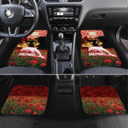 Personalised Dolphins Rugby ANZAC Day Car Mats Last Post Poppy We Will Remember Them