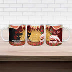 Personalised Dolphins Rugby ANZAC Day Ceramic Mug Last Post Poppy We Will Remember Them