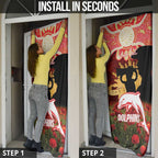 Personalised Dolphins Rugby ANZAC Day Door Cover Last Post Poppy We Will Remember Them