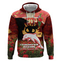 Personalised Dolphins Rugby ANZAC Day Hoodie Last Post Poppy We Will Remember Them