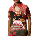 Personalised Dolphins Rugby ANZAC Day Kid Polo Shirt Last Post Poppy We Will Remember Them