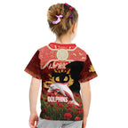 Personalised Dolphins Rugby ANZAC Day Kid T Shirt Last Post Poppy We Will Remember Them