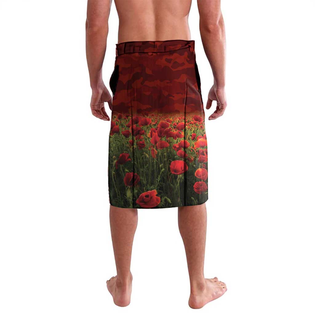 Personalised Dolphins Rugby ANZAC Day Lavalava Last Post Poppy We Will Remember Them