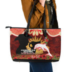 Personalised Dolphins Rugby ANZAC Day Leather Tote Bag Last Post Poppy We Will Remember Them