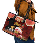 Personalised Dolphins Rugby ANZAC Day Leather Tote Bag Last Post Poppy We Will Remember Them