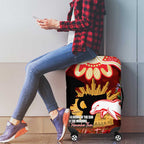 Personalised Dolphins Rugby ANZAC Day Luggage Cover Last Post Poppy We Will Remember Them