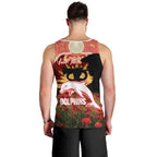 Personalised Dolphins Rugby ANZAC Day Men Tank Top Last Post Poppy We Will Remember Them