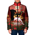 Personalised Dolphins Rugby ANZAC Day Padded Jacket Last Post Poppy We Will Remember Them
