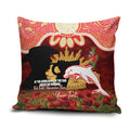 Personalised Dolphins Rugby ANZAC Day Pillow Cover Last Post Poppy We Will Remember Them