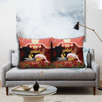 Personalised Dolphins Rugby ANZAC Day Pillow Cover Last Post Poppy We Will Remember Them