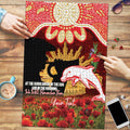 Personalised Dolphins Rugby ANZAC Day Puzzle Last Post Poppy We Will Remember Them