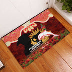 Personalised Dolphins Rugby ANZAC Day Rubber Doormat Last Post Poppy We Will Remember Them