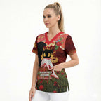 Personalised Dolphins Rugby ANZAC Day Scrub Top Last Post Poppy We Will Remember Them