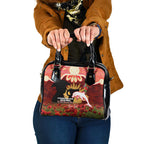 Personalised Dolphins Rugby ANZAC Day Shoulder Handbag Last Post Poppy We Will Remember Them