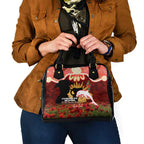 Personalised Dolphins Rugby ANZAC Day Shoulder Handbag Last Post Poppy We Will Remember Them