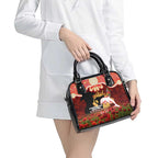 Personalised Dolphins Rugby ANZAC Day Shoulder Handbag Last Post Poppy We Will Remember Them