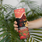 Personalised Dolphins Rugby ANZAC Day Skinny Tumbler Last Post Poppy We Will Remember Them