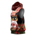 Personalised Dolphins Rugby ANZAC Day Sleeveless Hoodie Last Post Poppy We Will Remember Them
