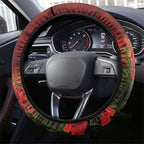 Dolphins Rugby ANZAC Day Steering Wheel Cover Last Post Poppy We Will Remember Them