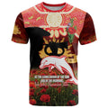 Personalised Dolphins Rugby ANZAC Day T Shirt Last Post Poppy We Will Remember Them