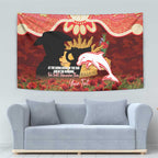 Personalised Dolphins Rugby ANZAC Day Tapestry Last Post Poppy We Will Remember Them