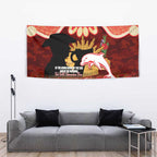 Personalised Dolphins Rugby ANZAC Day Tapestry Last Post Poppy We Will Remember Them