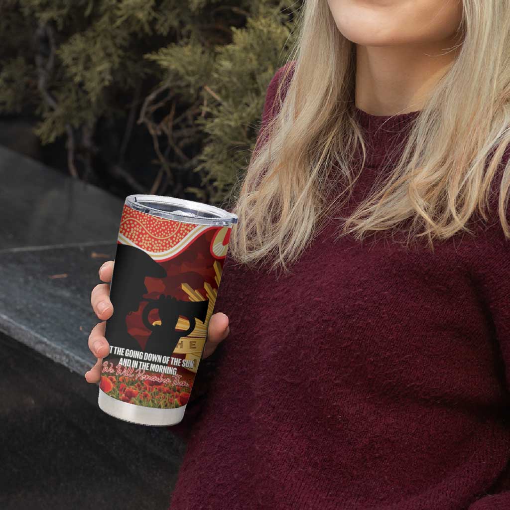 Personalised Dolphins Rugby ANZAC Day Tumbler Cup Last Post Poppy We Will Remember Them