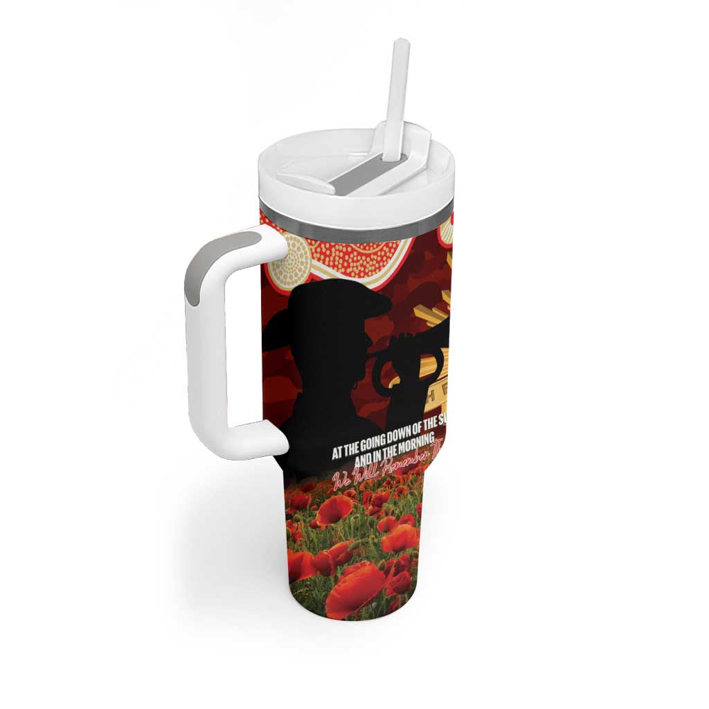 Personalised Dolphins Rugby ANZAC Day Tumbler With Handle Last Post Poppy We Will Remember Them