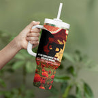 Personalised Dolphins Rugby ANZAC Day Tumbler With Handle Last Post Poppy We Will Remember Them