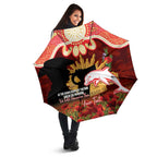 Personalised Dolphins Rugby ANZAC Day Umbrella Last Post Poppy We Will Remember Them