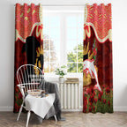 Personalised Dolphins Rugby ANZAC Day Window Curtain Last Post Poppy We Will Remember Them